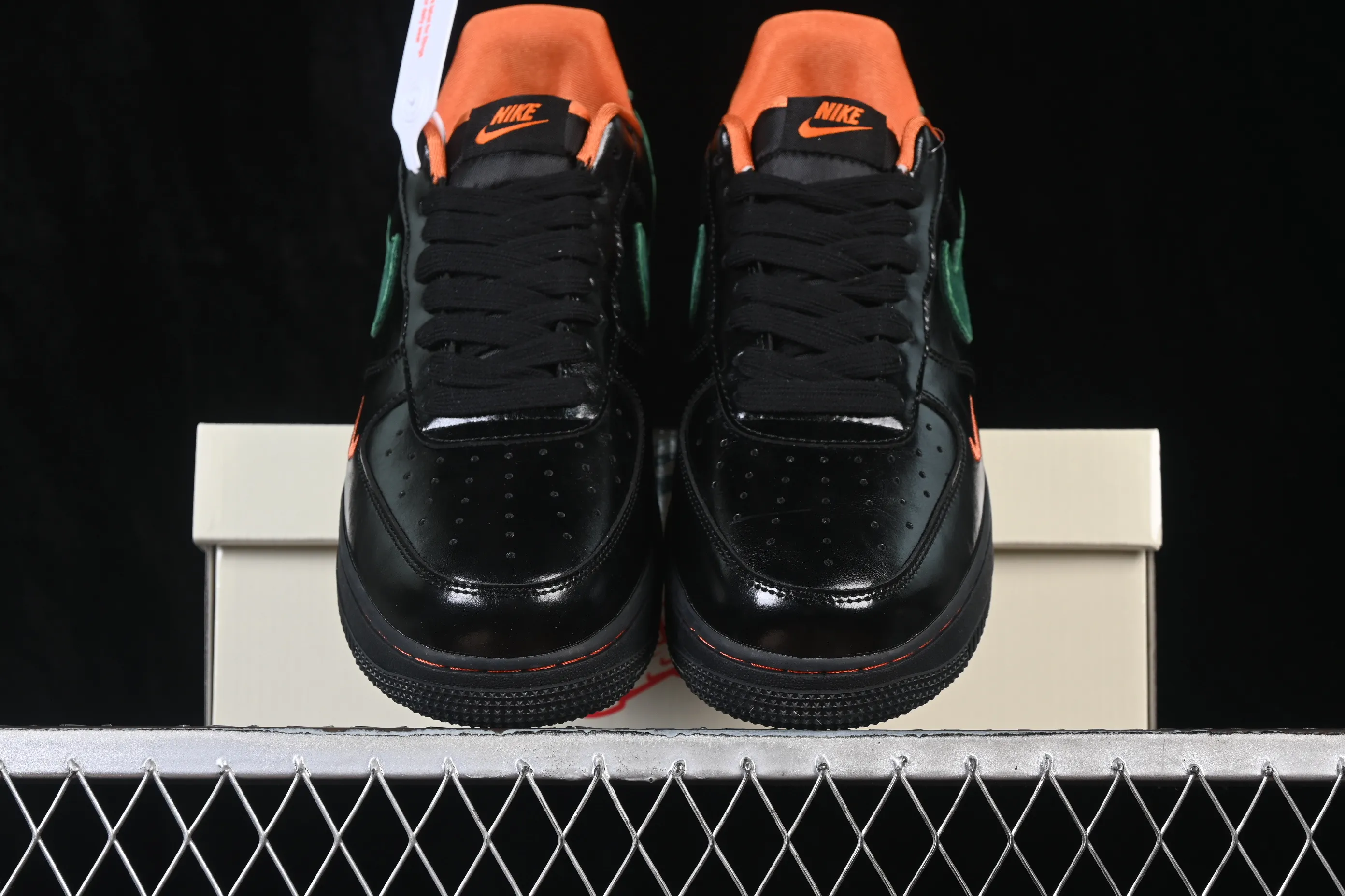 All Categories Nk Air Force 1 Air Force Series Nk Air Force 1 Low Air Force Low Nike Air Force 1'07 Low Black Green Orange Shadow Air Force One Low Casual Shoes FV3694-106